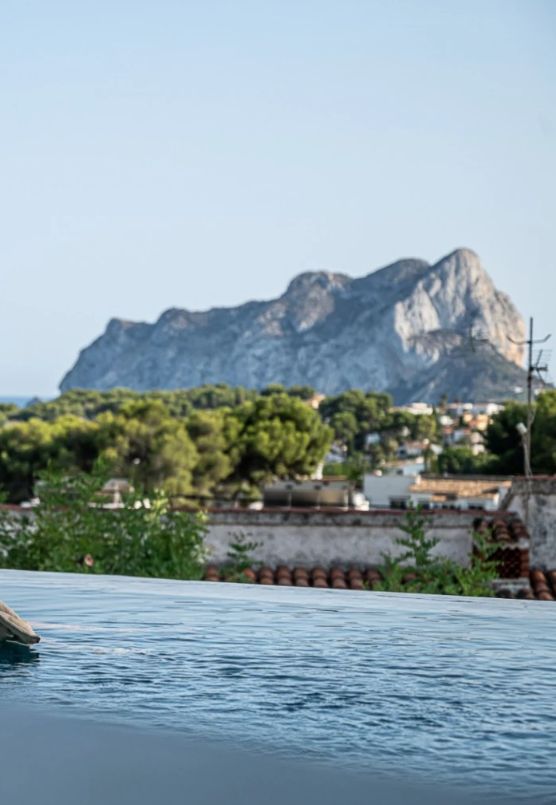 Villa con vistas al mar en La Fusteria - Benissa