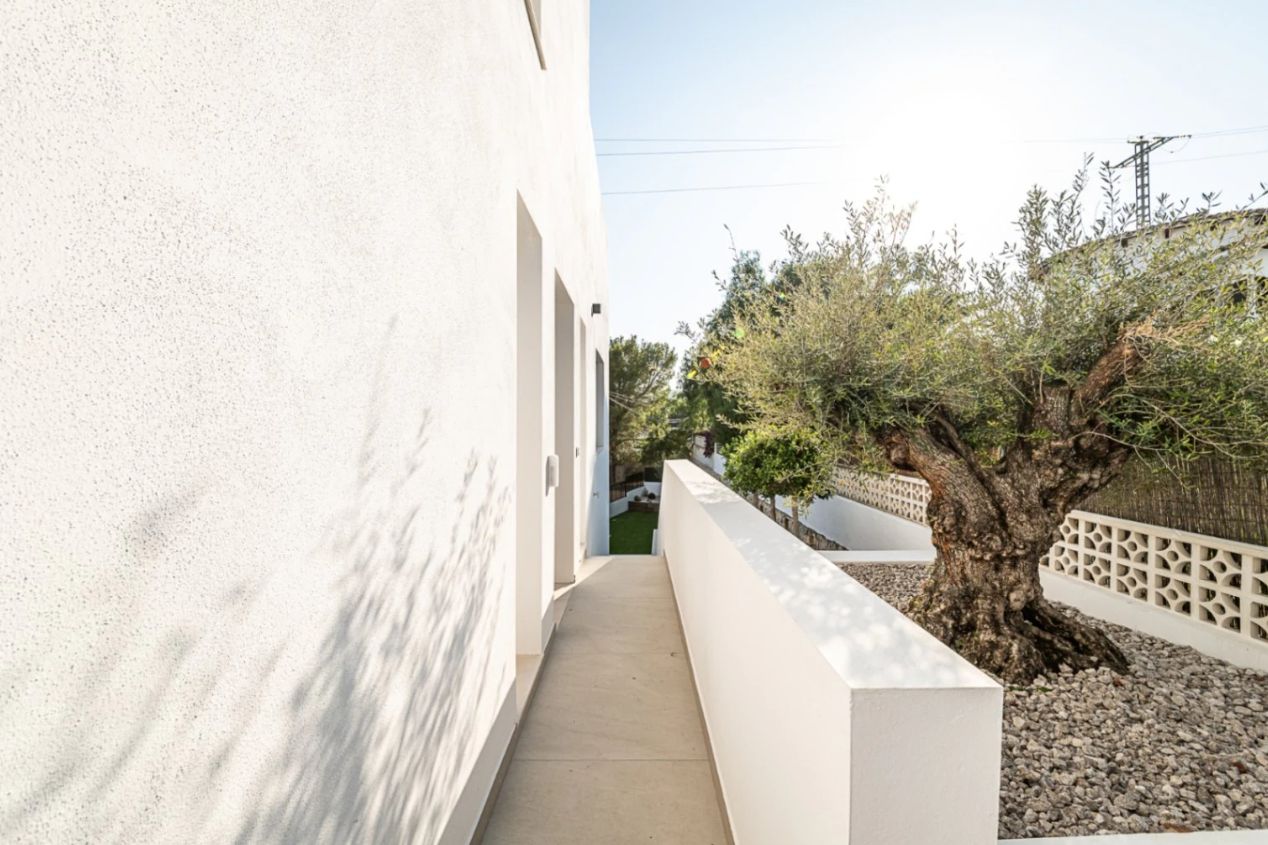 Villa con vistas al mar en La Fusteria - Benissa