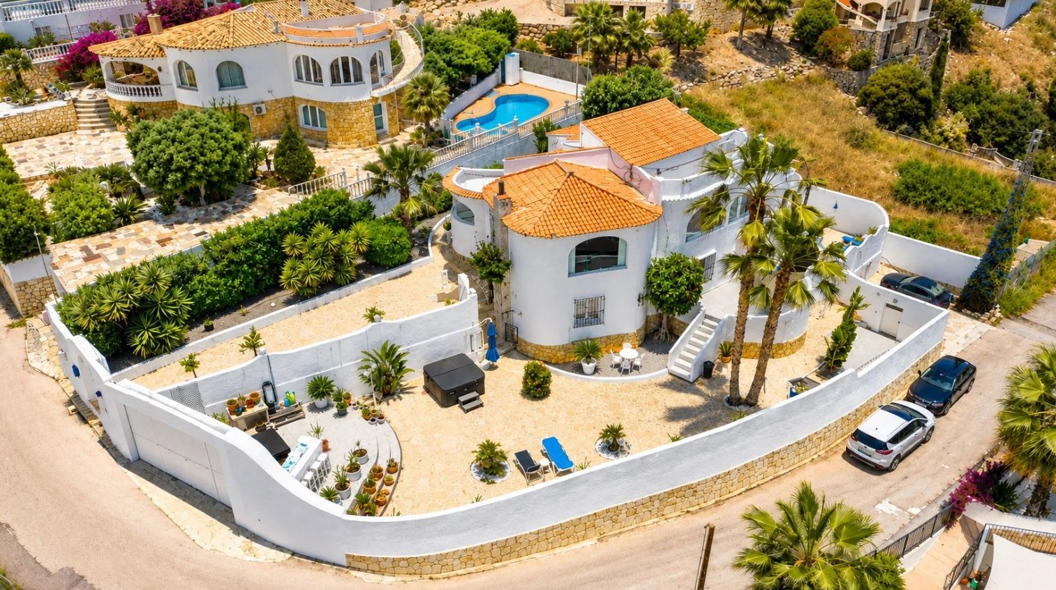 Villa con vistas al mar en Mariville, Calpe