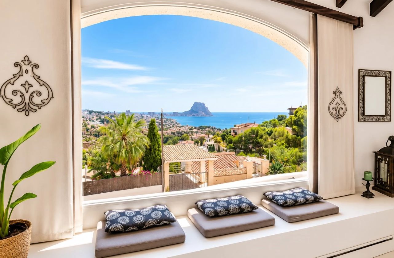 Villa con vistas al mar en Mariville, Calpe