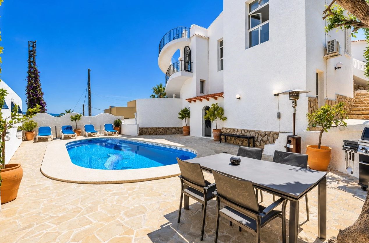 Villa con vistas al mar en Mariville, Calpe