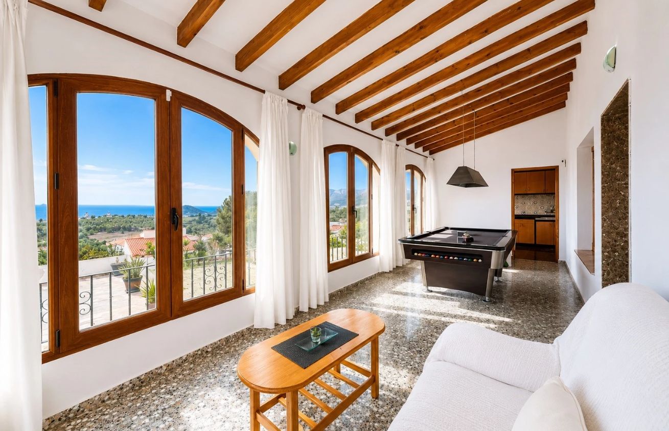 Villa con vistas al mar - zona rural de Benissa
