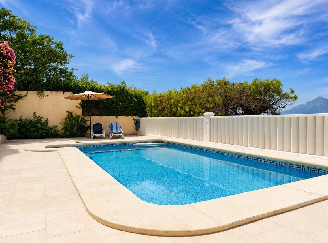 Villa de estilo mediterráneo con impresionantes vistas panorámicas en Jávea