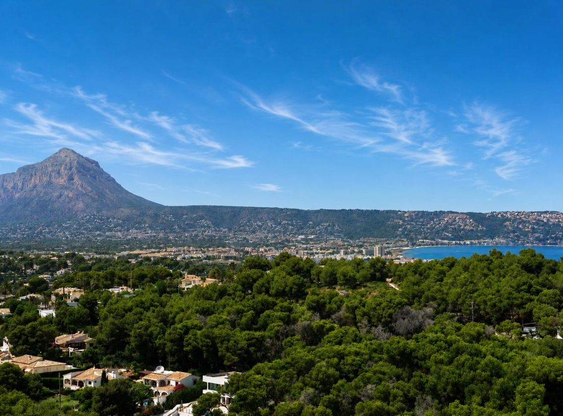 Villa de estilo mediterráneo con impresionantes vistas panorámicas en Jávea