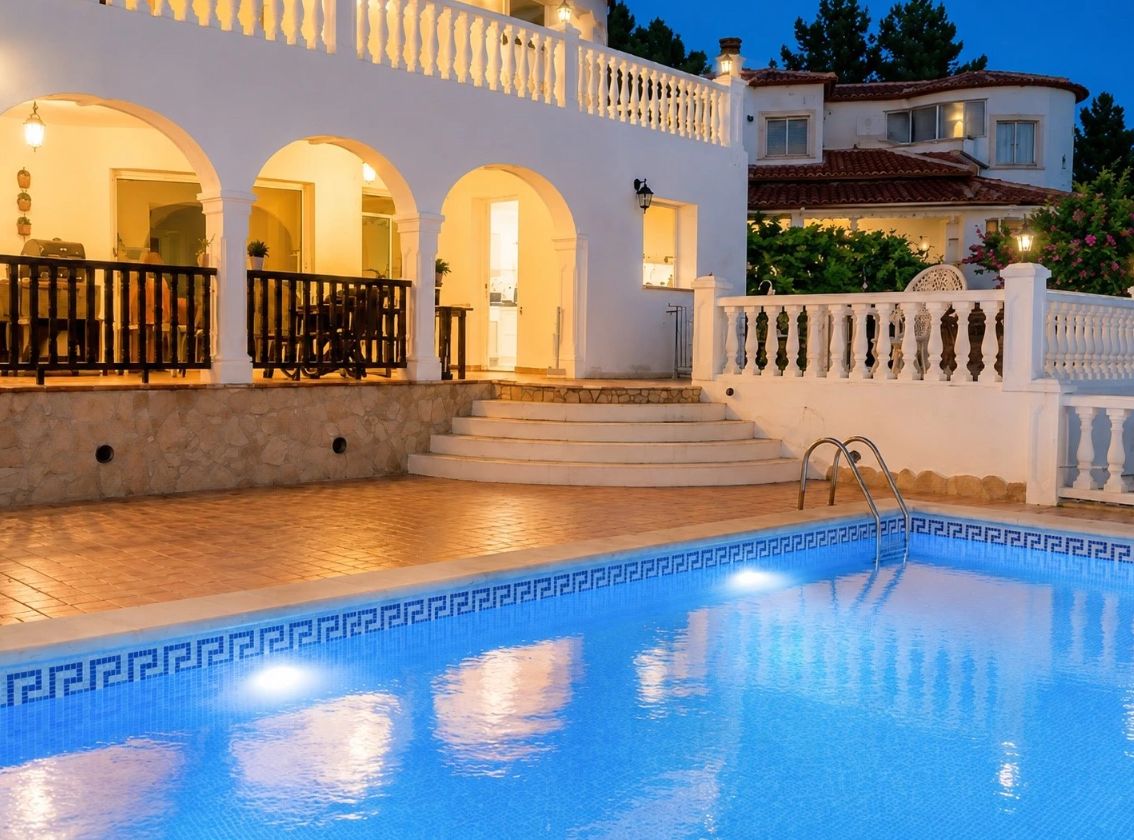 Zes slaapkamer villa met uitzicht op zee in Calpe