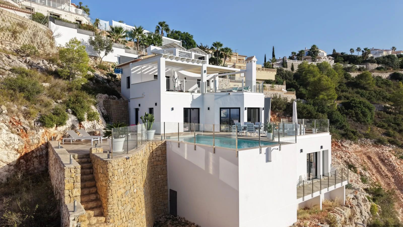 Bellevue - Vakker villa med panoramautsikt over havet. Dénia