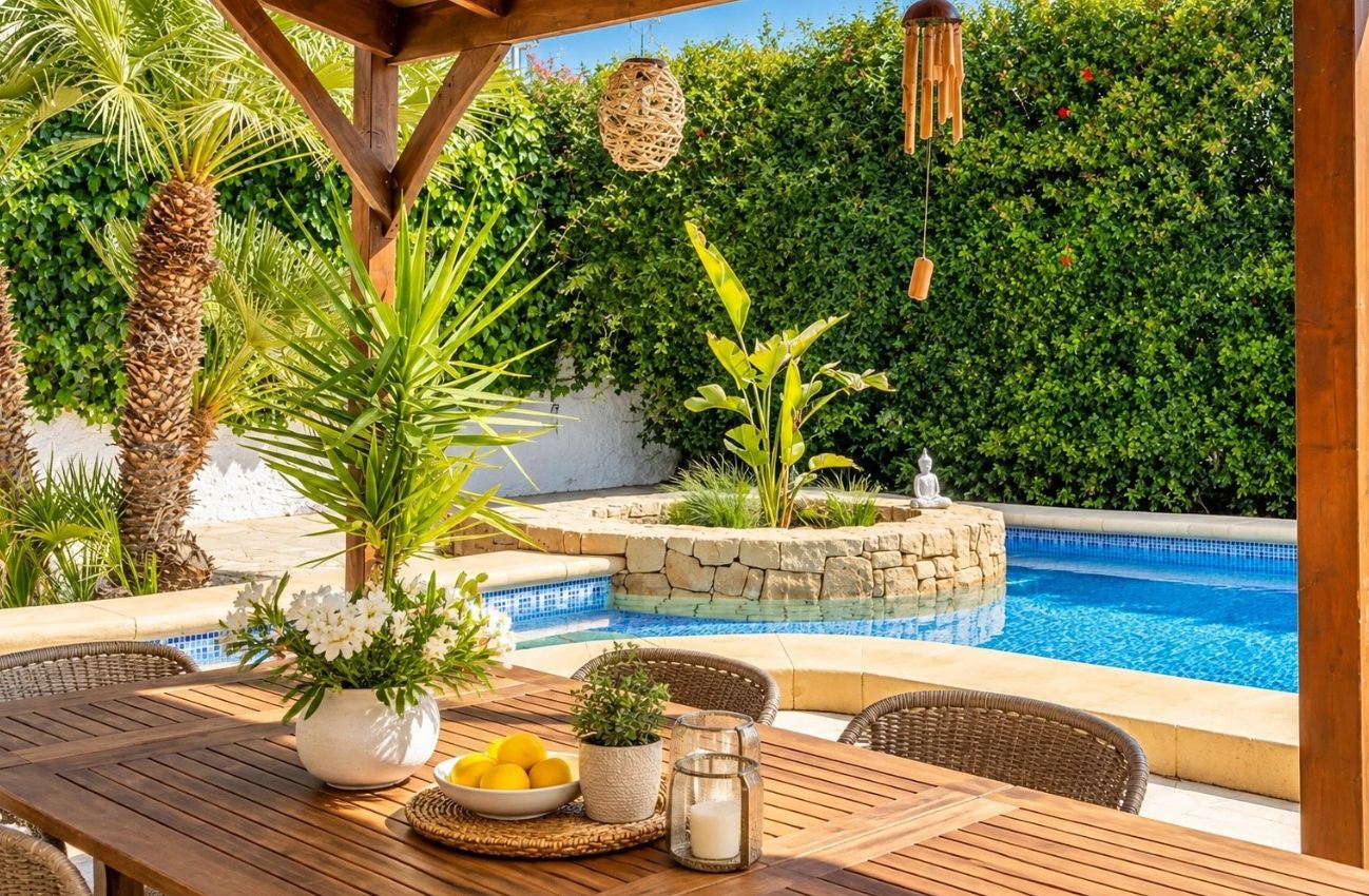 Casa en Javea con 4 dormitorios, piscina privada y jardín