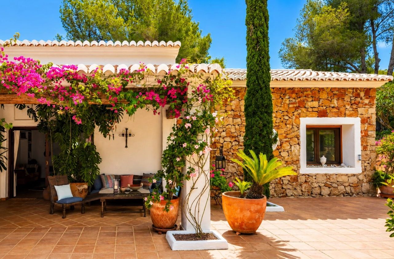 Casa rural de estilo mediterráneo en Jávea