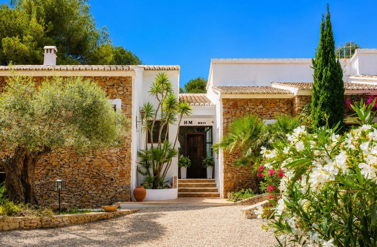 Casa rural de estilo mediterráneo en Jávea