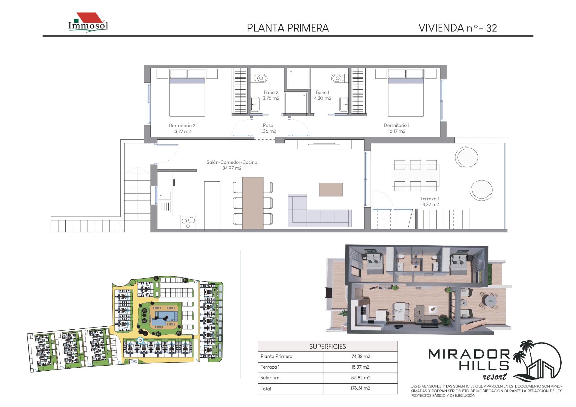 ¡Penthouse de élite en Mirador Hills Resort!