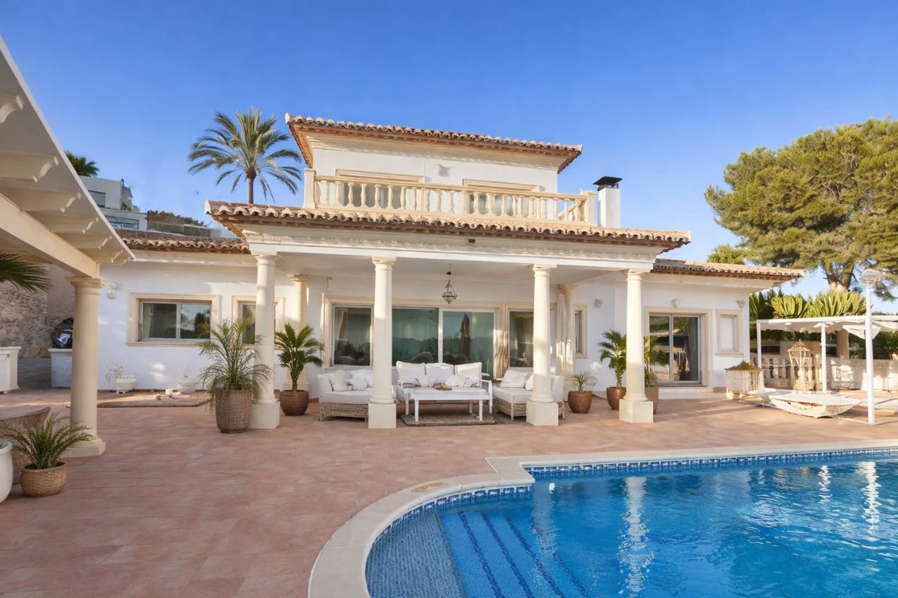 Villa con vistas al mar en Benimite, Moraira