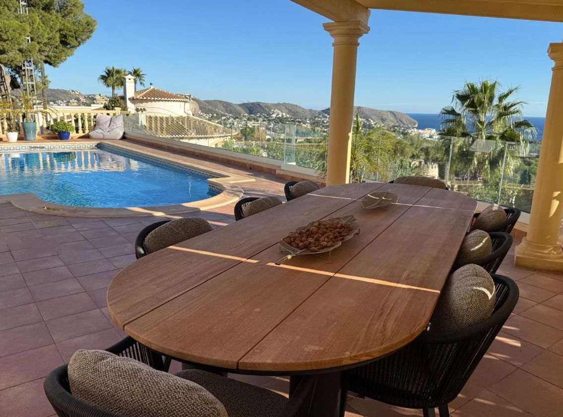 Villa con vistas al mar en Benimite, Moraira