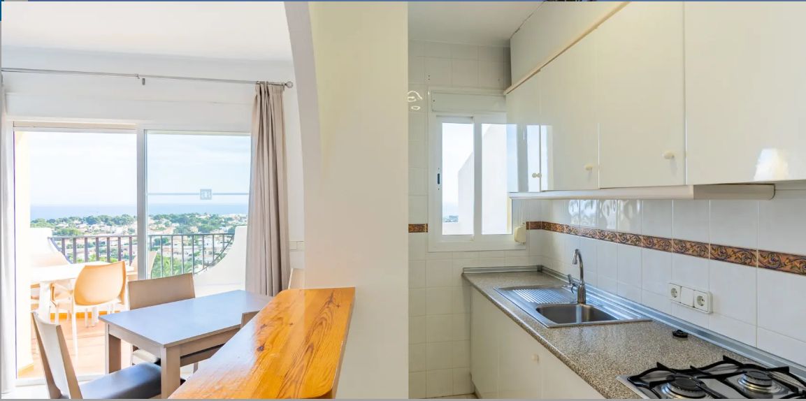 ¡Bungalow en Calpe con vista al mar!