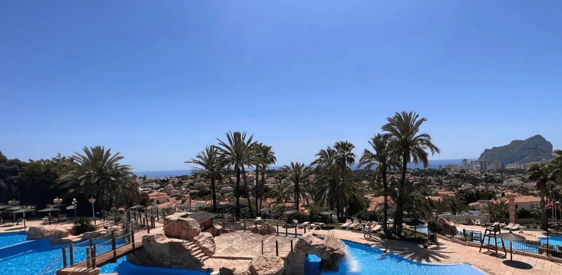 ¡Bungalow en Calpe con vista al mar!