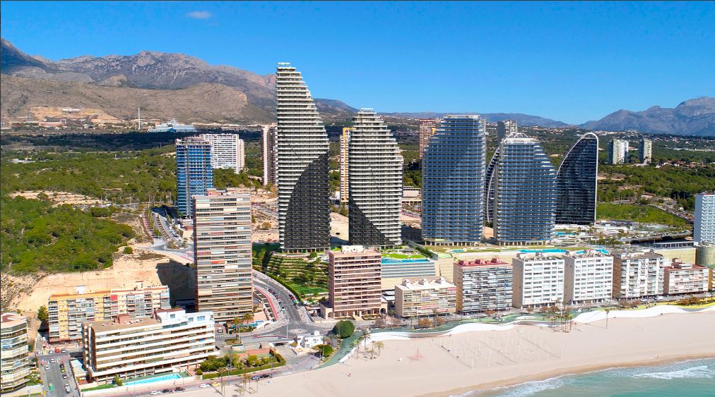 ¡Piso en una urbanización de nueva construcción en la Playa de Poniente, Benidorm!
