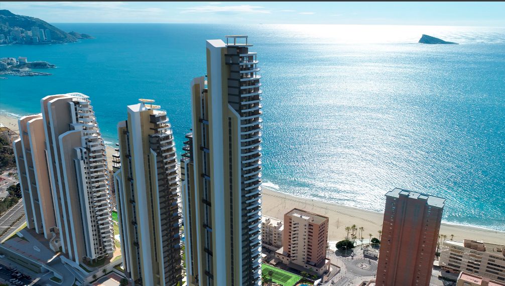 ¡Piso en una urbanización de nueva construcción en la Playa de Poniente, Benidorm!