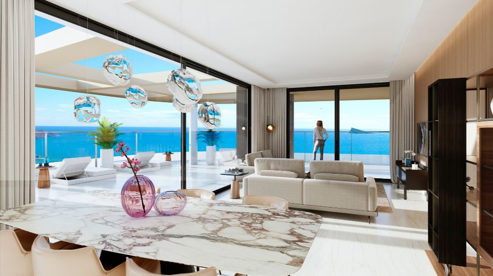 ¡Piso en una urbanización de nueva construcción en la Playa de Poniente, Benidorm!