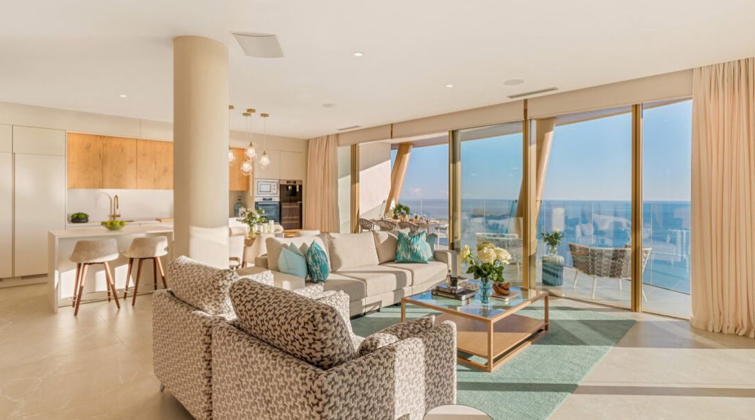 Nowy apartament w Benidorm z panoramicznym widokiem na morze