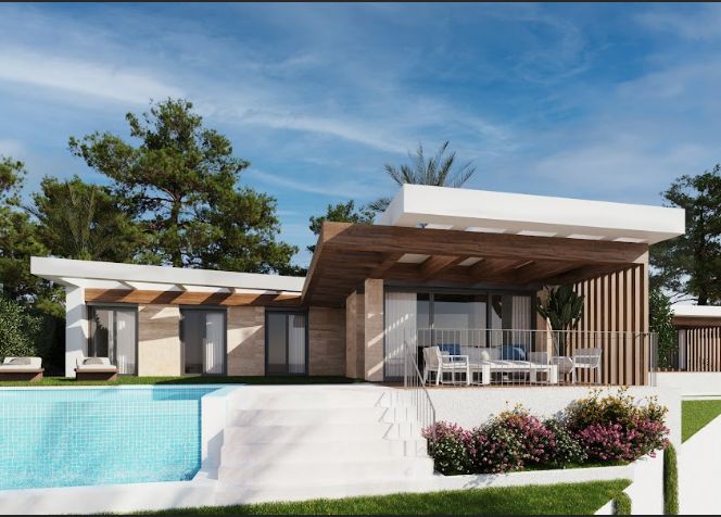 New villas in La Nucia with sea views