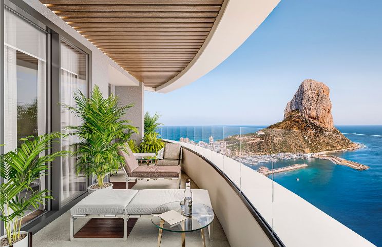 New apartments in Calpe near the sea