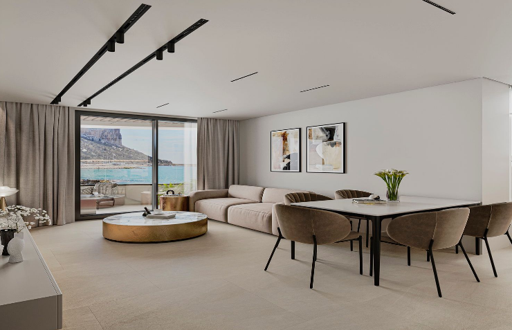 New apartments in Calpe near the sea