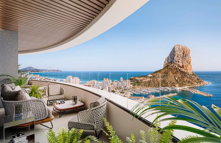 New penthouse in Calpe near the sea