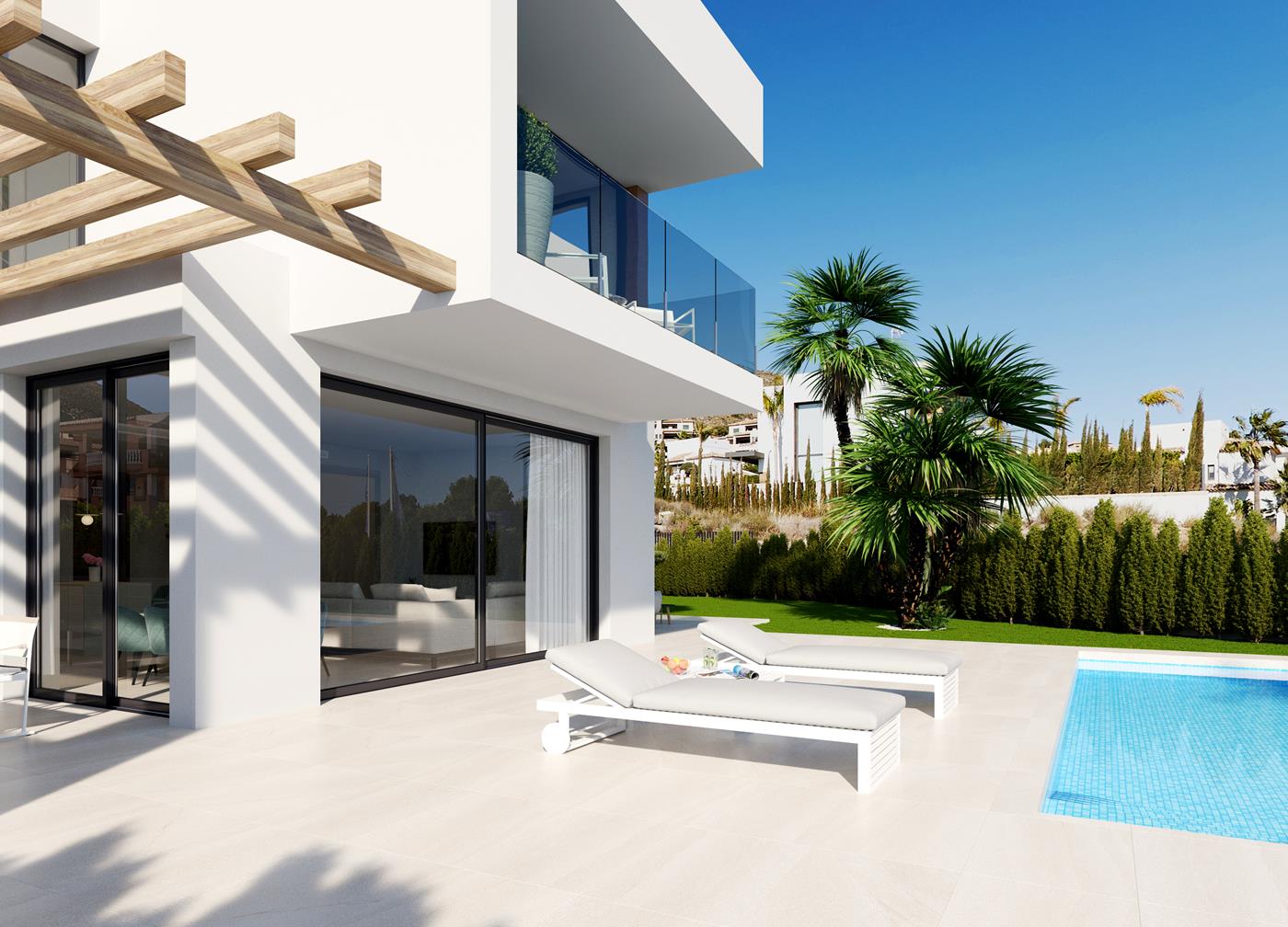 Villa with sea views in Finestrat
