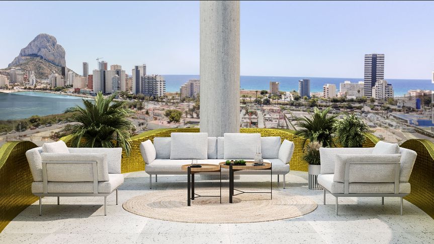 Apartamentos en Calpe con vistas al mar