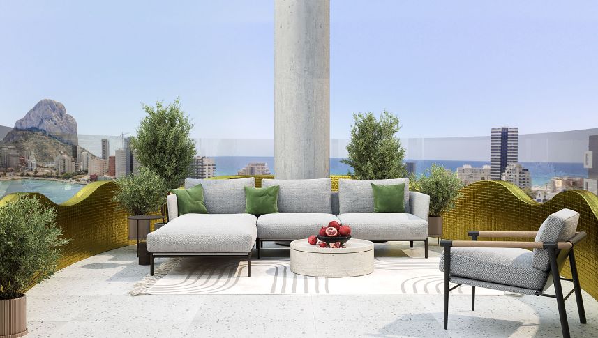 Apartamentos en Calpe con vistas al mar