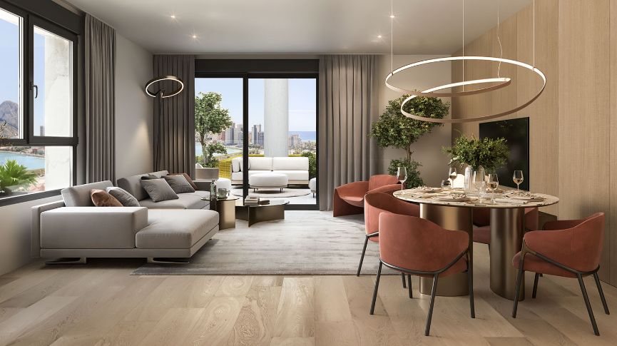 Apartamentos en Calpe con vistas al mar