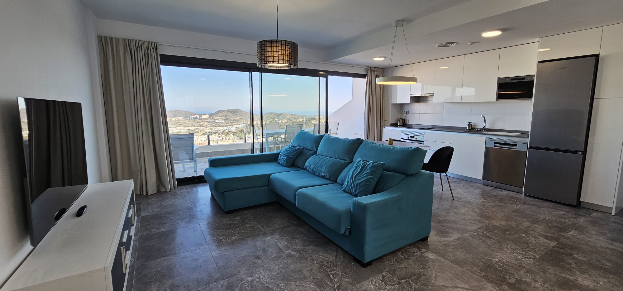 Moderno duplex con vistas al mar en el pueblo de Camporrosso, Golf Bahia, Finestrat, Benidorm, Alicante