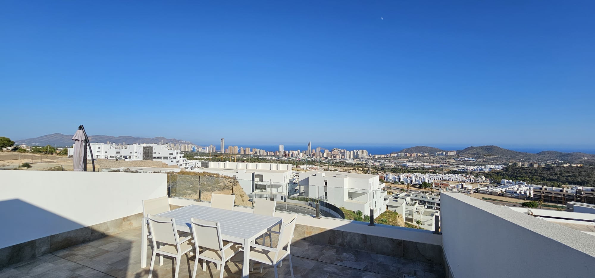 Moderno duplex con vistas al mar en el pueblo de Camporrosso, Golf Bahia, Finestrat, Benidorm, Alicante