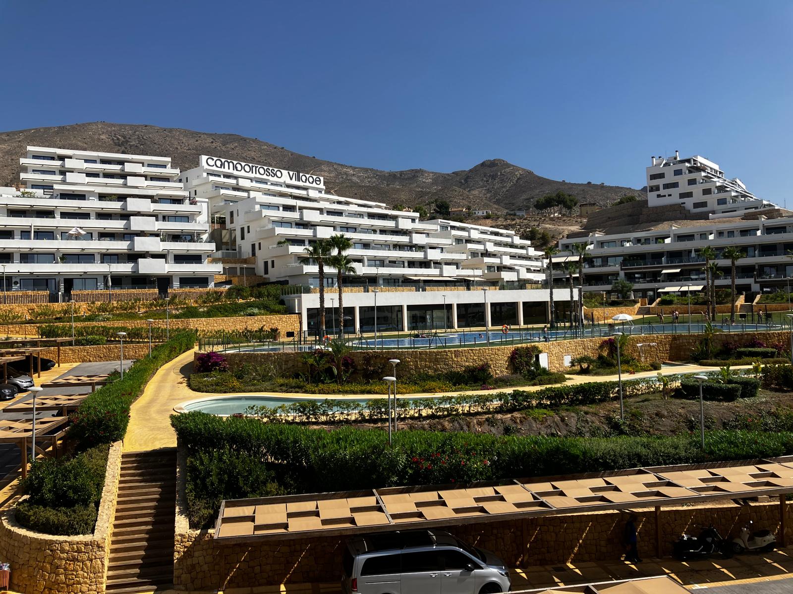 Moderno duplex con vistas al mar en el pueblo de Camporrosso, Golf Bahia, Finestrat, Benidorm, Alicante