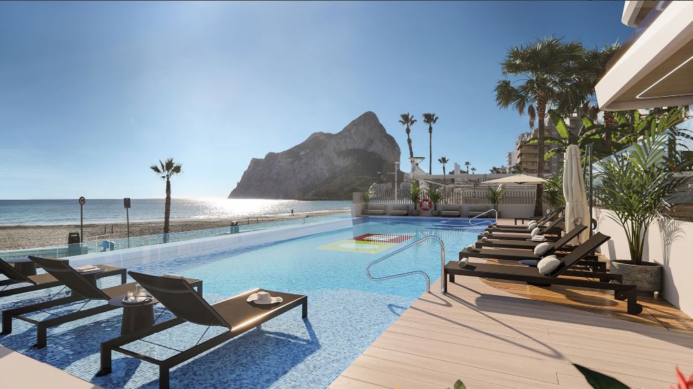 ¡Apartamentos en Calpe 1ª línea!