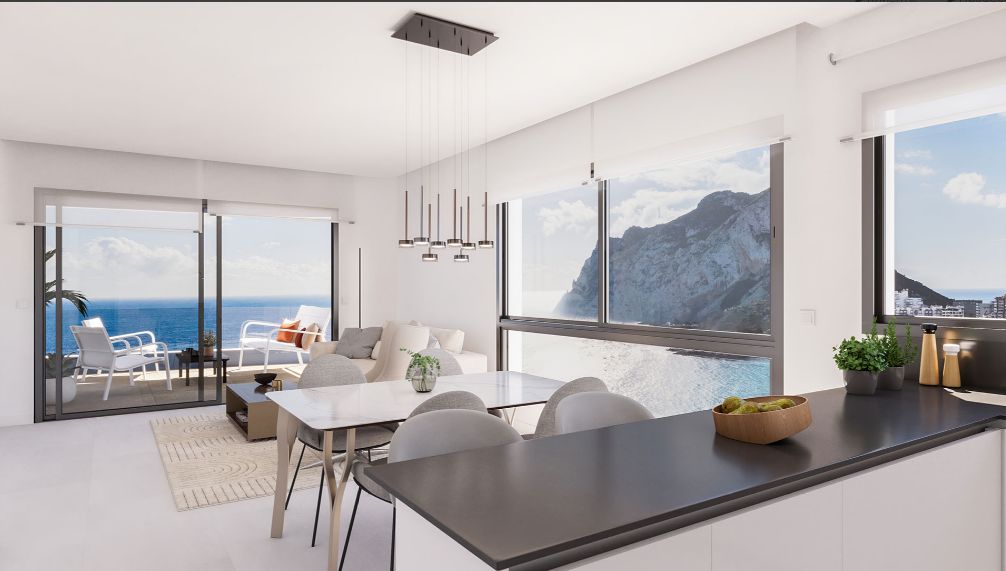 ¡Apartamentos en Calpe 1ª línea!