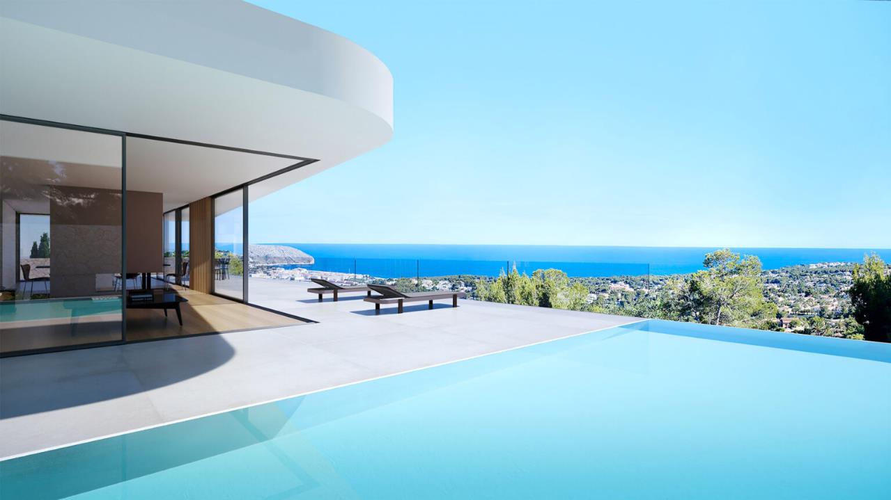 Villa in Moraira met prachtig uitzicht op zee