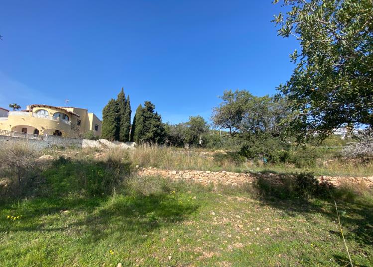 Stunning flat plot in Calpe overlooking the Rock to the south