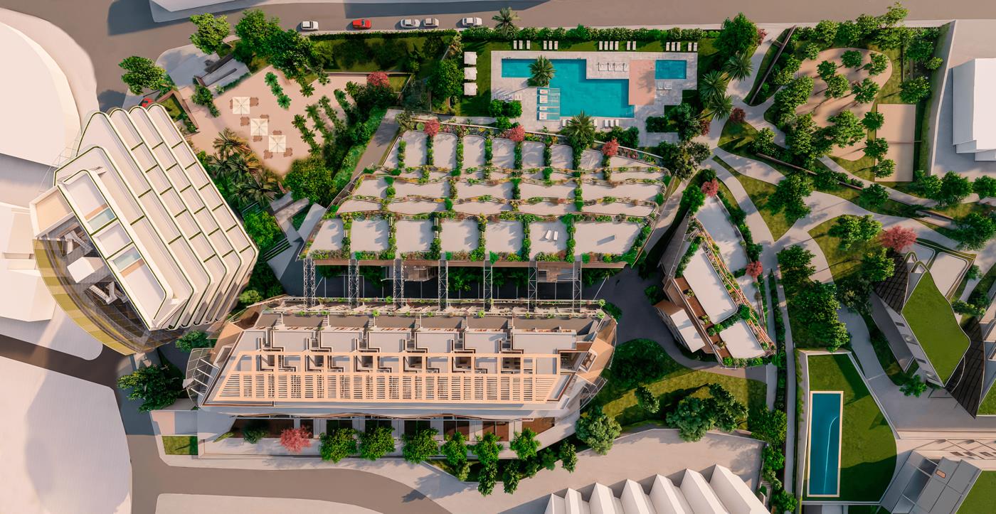 New apartments with garden in Albir, Benidorm