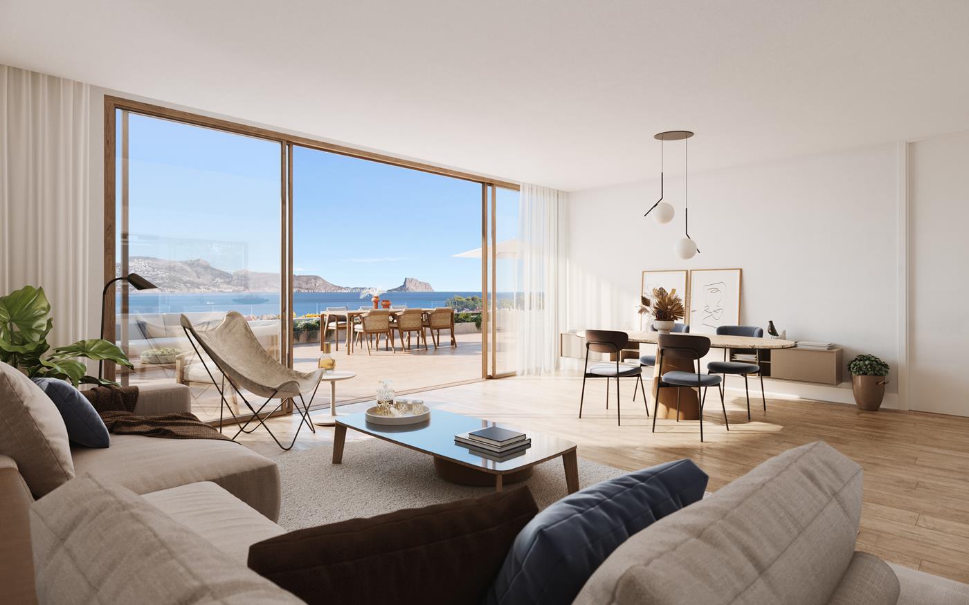 New penthouse with sea views in Albir