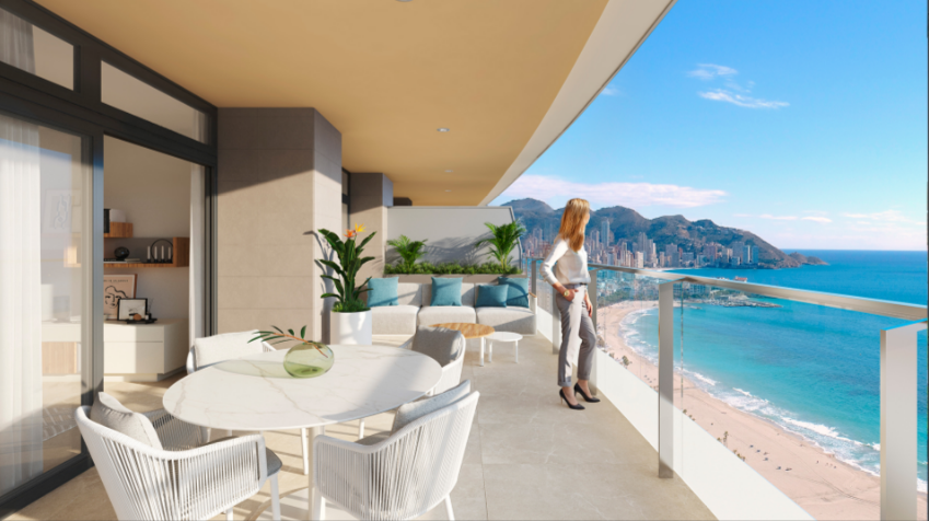 Newly built apartments in Playa de Poniente, Benidorm!