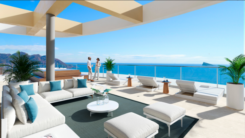 Penthouse dans une urbanisation nouvellement construite sur Playa de Poniente, Benidorm!