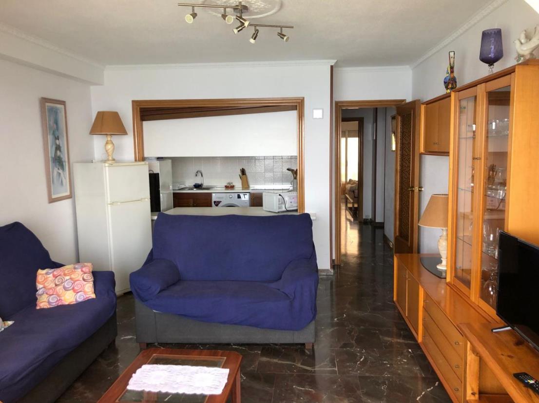 Apartment on the first line of the Poniente beach, Benidorm.