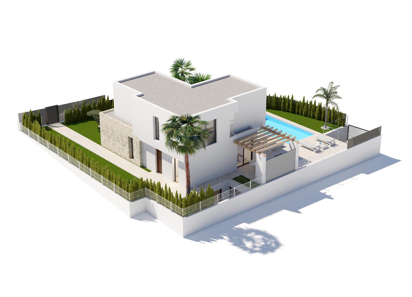 Luxury villas with sea views in Finestrat