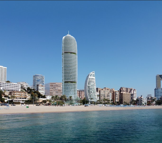 New apartments in Benidorm on the 1st line of Poniente beach