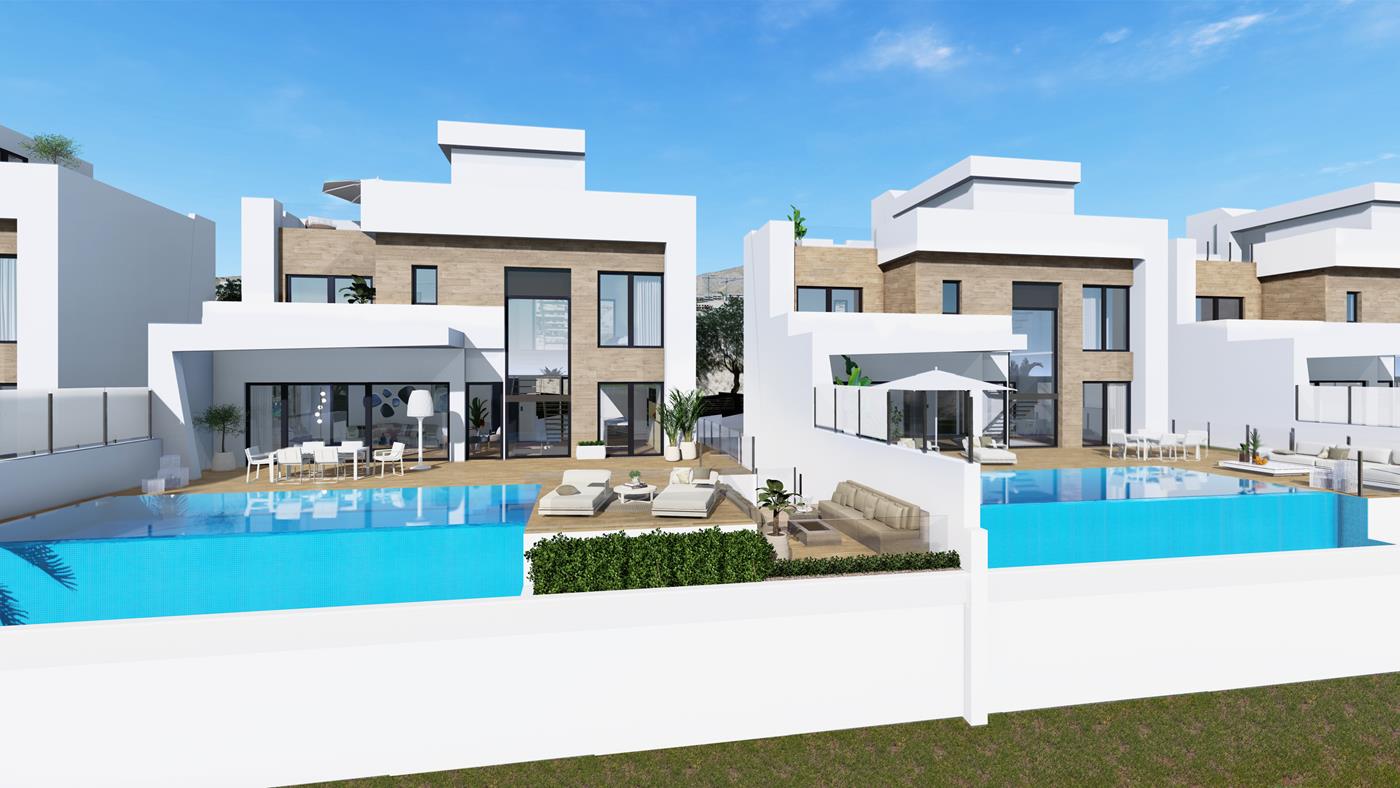 Nieuwe villa's in Benidorm